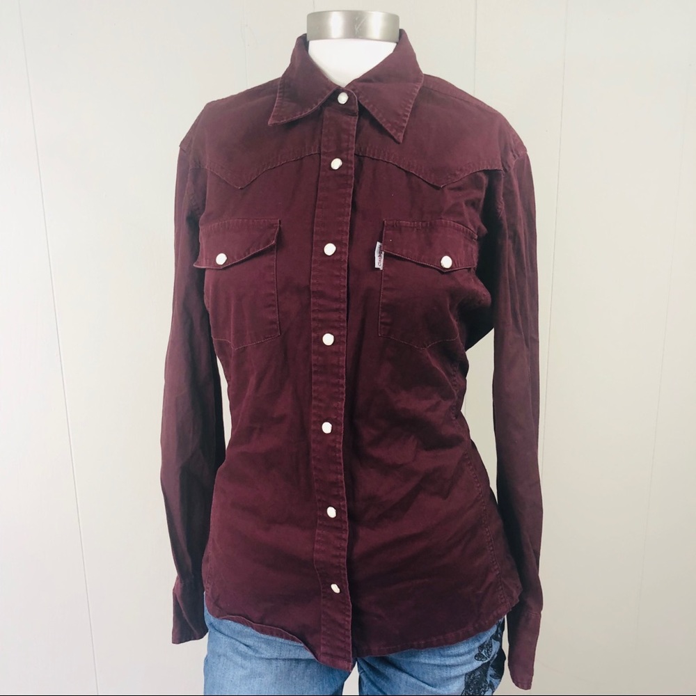 Carhartt for Women Pearl Snap Long sleeve size S